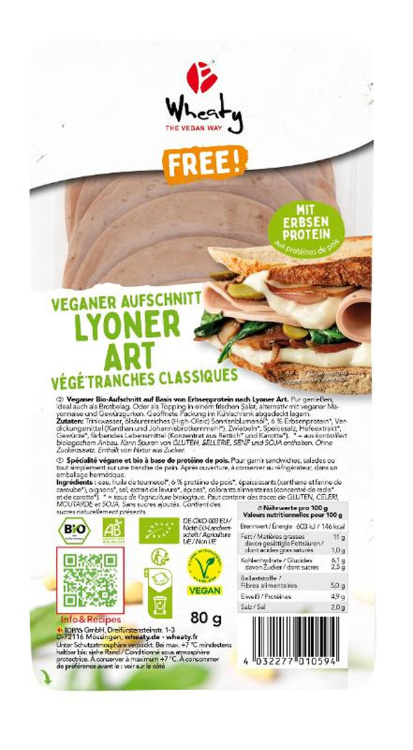 Produktfoto zu Aufschnitt Lyoner Art