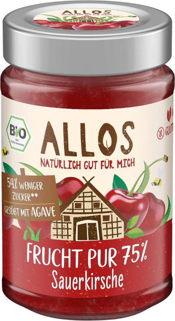 Produktfoto zu Frucht Pur Sauerkirsch, 200g