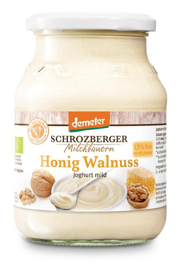 Produktfoto zu Joghurt Honig-Walnuss 3,5 %