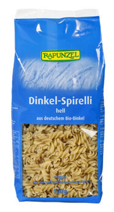 Produktfoto zu Nudeln Dinkel-Spirelli hell, 500g