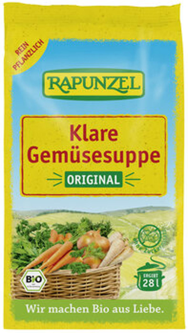Produktfoto zu Gemüsebrühe, Klare Suppe, mit Bio-Hefe, Nachfüllbeutel