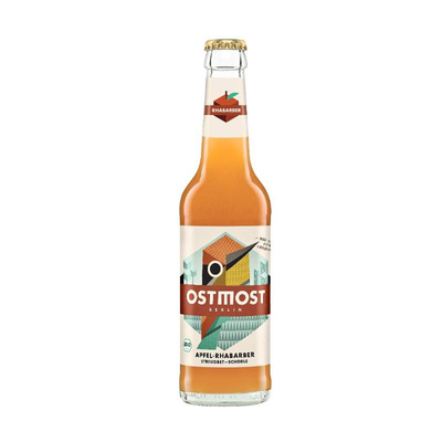 Produktfoto zu Apfel-Rhabarber Schorle 0,33l
