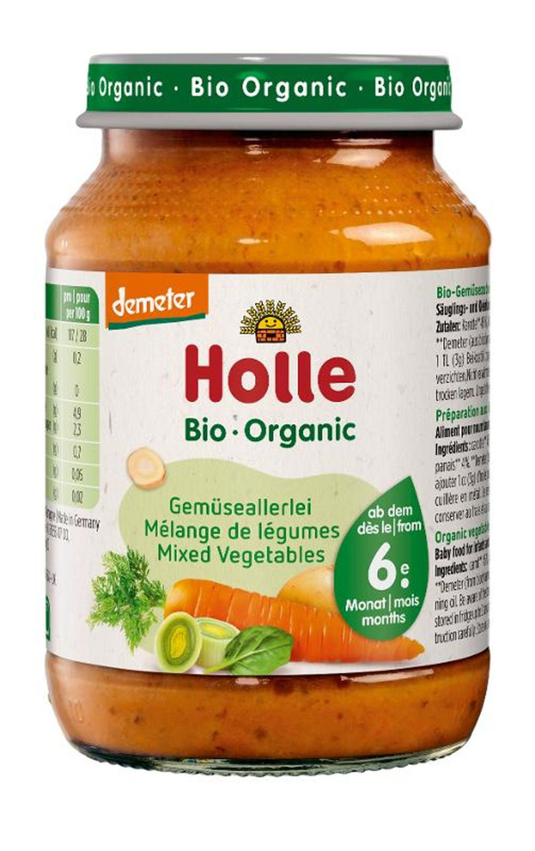 Produktfoto zu Babykost, Gemüseallerlei, 6er
