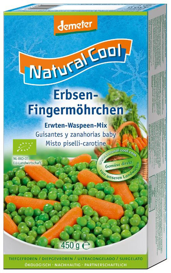 Produktfoto zu Erbsen und Fingermöhrchen 450g