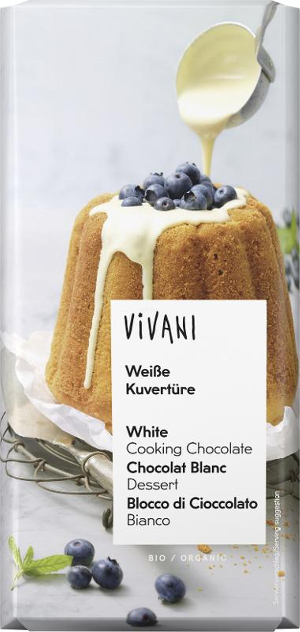 Produktfoto zu Weiße Kuvertüre, 150g