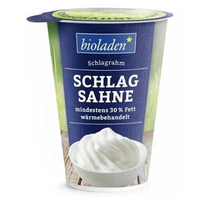 Produktfoto zu Sahne im Becher 200g