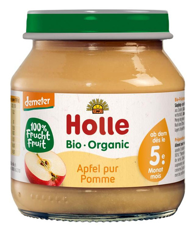 Produktfoto zu Babykost, Apfel pur, 6er