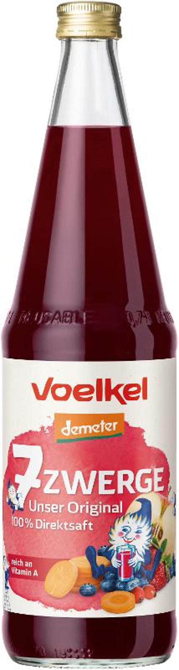 Produktfoto zu 7-Zwerge Kindersaft, 0,7l