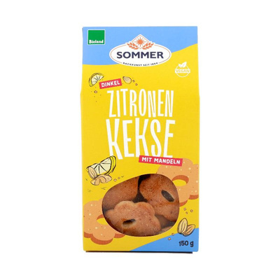 Produktfoto zu Zitronenkekse mit Mandeln