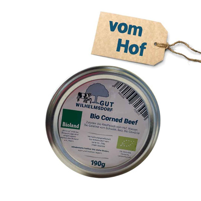 Produktfoto zu Corned Beef im Glas, 190g, vom Hof