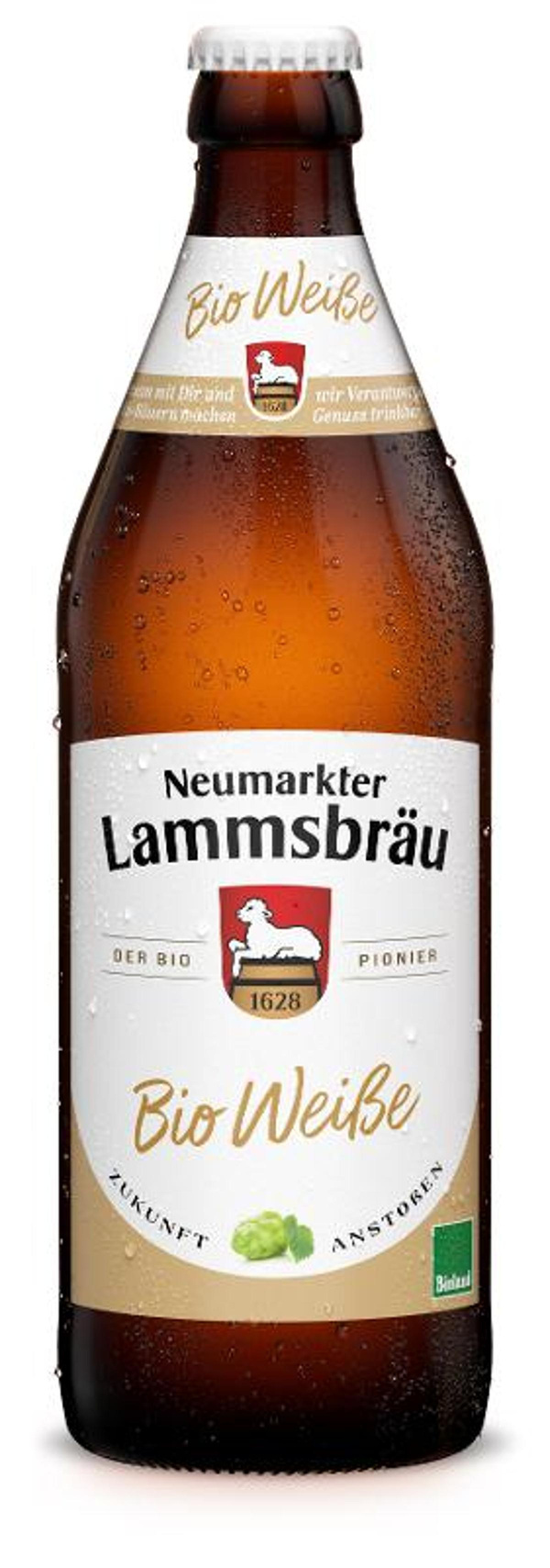 Produktfoto zu Lammsbräu Weiße  10 x 0,5 l