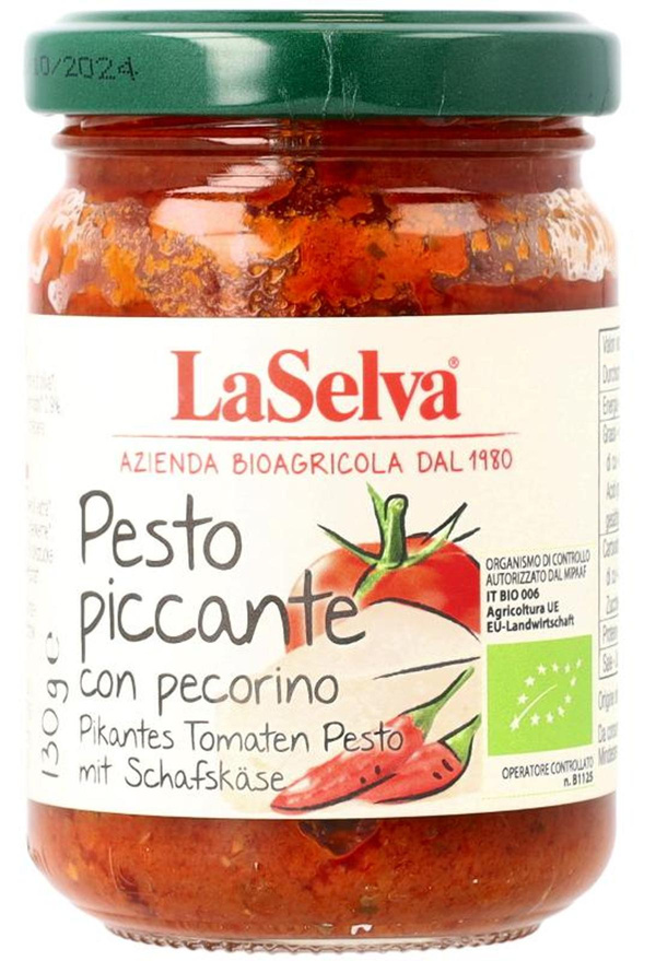 Produktfoto zu Pesto piccante mit Schafskäse und Tomate