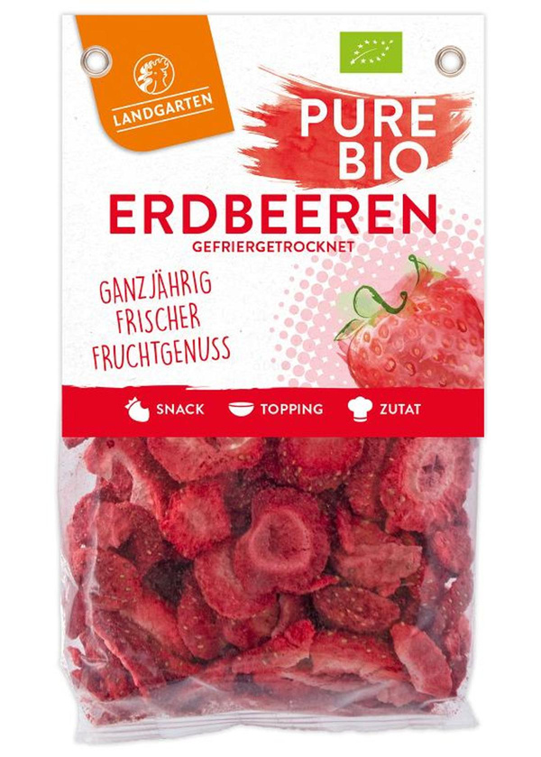 Produktfoto zu Erdbeeren gefriergetrocknet, 20g