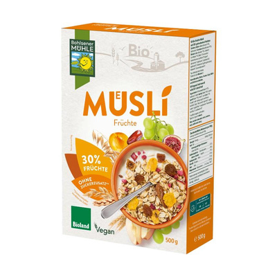 Produktfoto zu Müsli Früchte, 500g