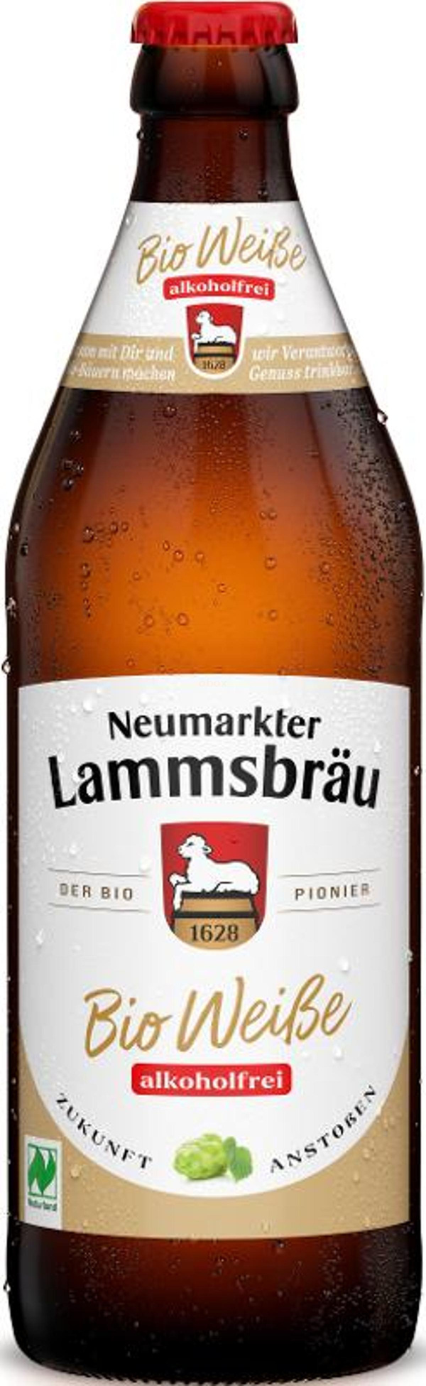 Produktfoto zu Lammsbräu Weisse alkfr 10x0,5l