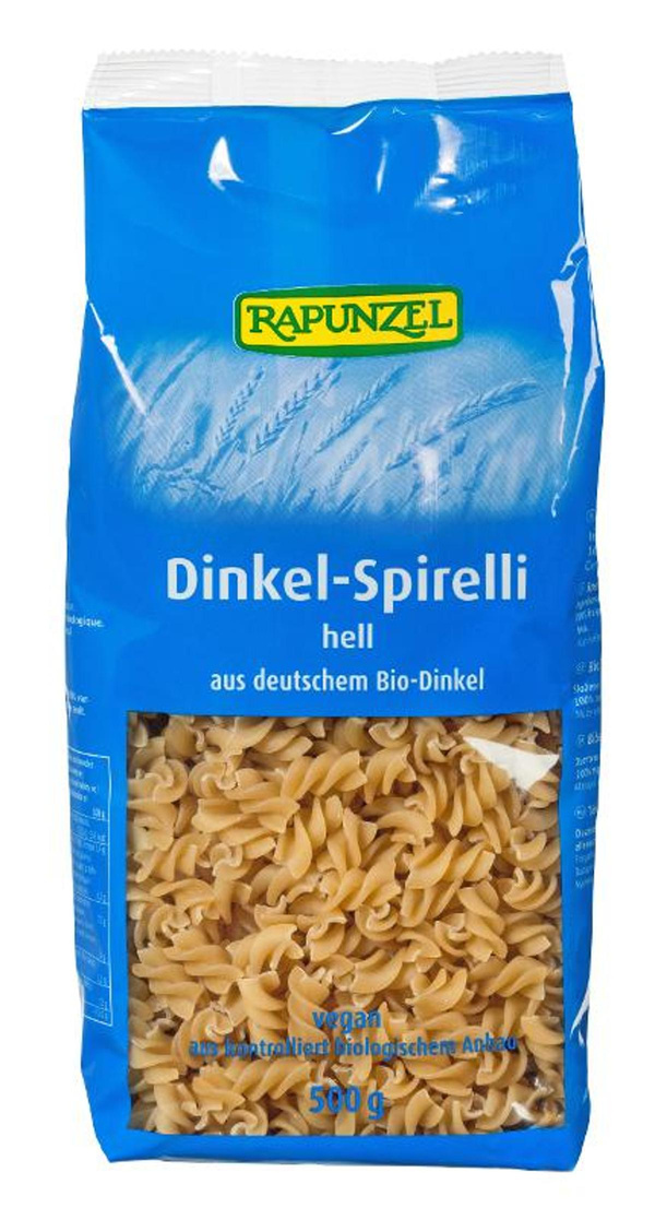 Produktfoto zu Nudeln Dinkel-Spirelli hell, 500g