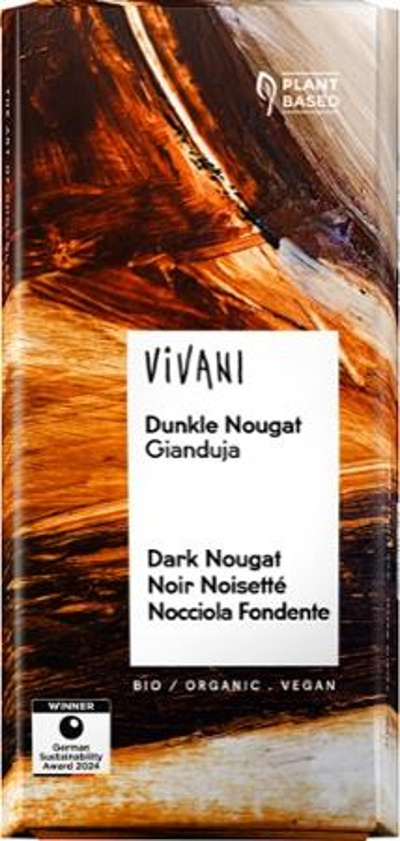 Produktfoto zu Schokolade, dunkle Nougat 80g