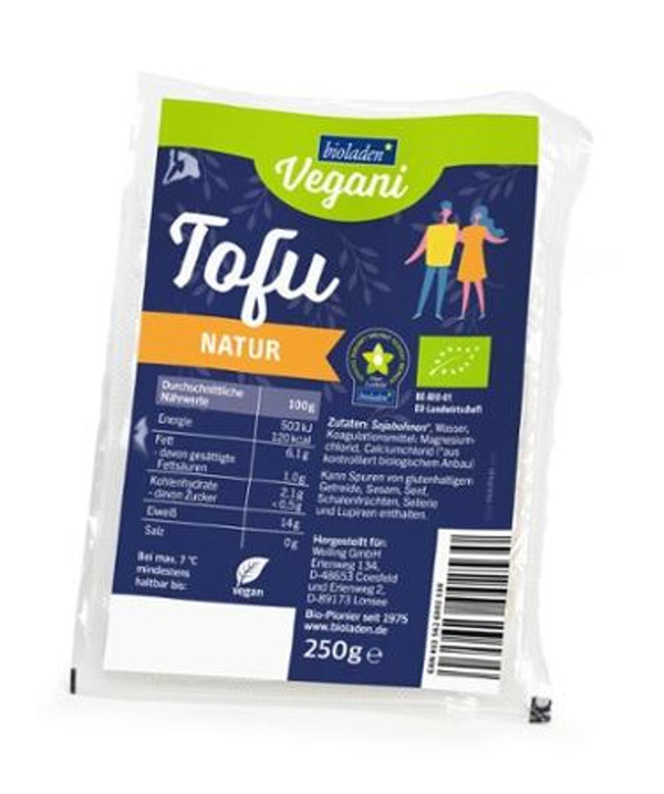 Produktfoto zu Tofu natur, vakuum 250g
