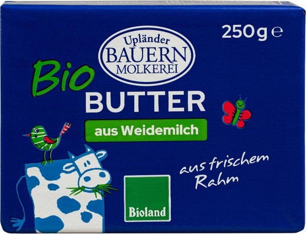 Produktfoto zu Butter, Süßrahm 250g UP