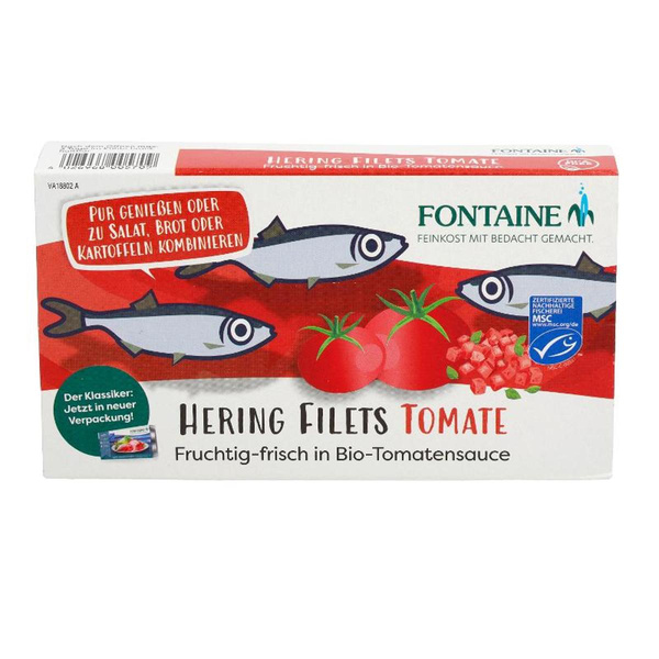 Produktfoto zu Heringsfilet in Tomatencreme