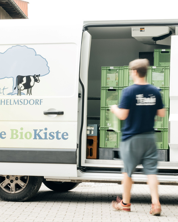 Job Stellenangebot Biokiste Lieferdienst Auslieferung Biohof Gut Wilhelmsdorf
