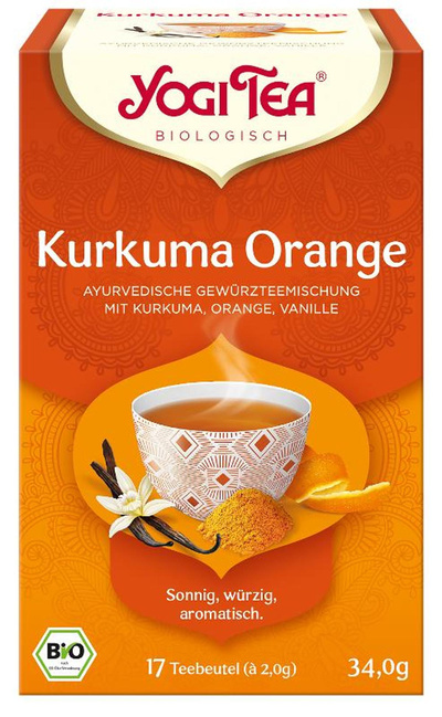 Produktfoto zu Yogi Tea© Kurkuma Orange TB