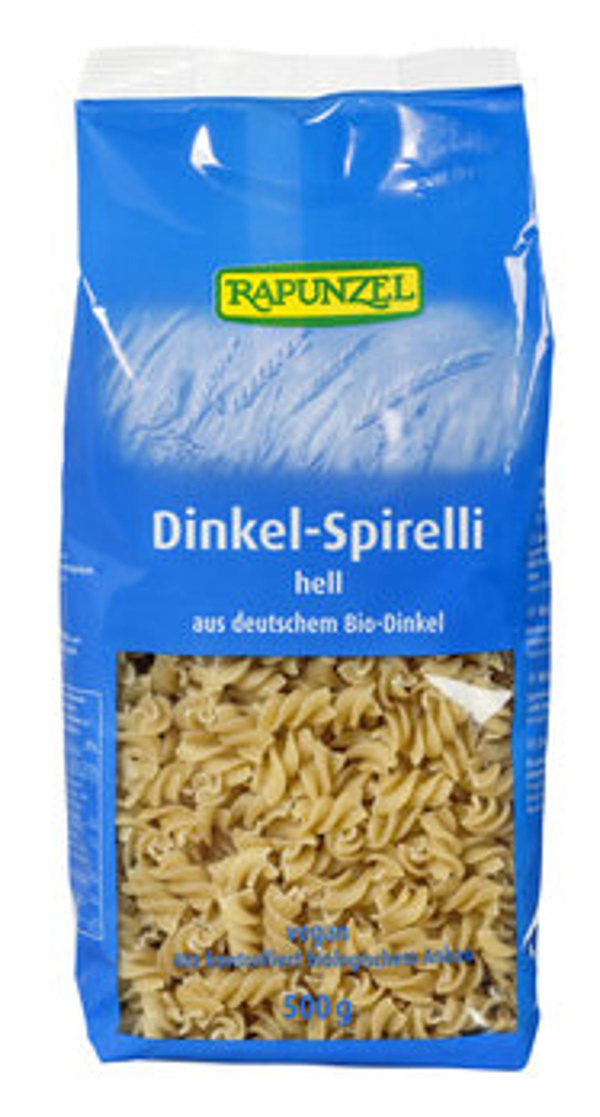 Produktfoto zu Nudeln Dinkel-Spirelli hell, 500g