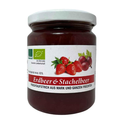 Produktfoto zu Fruchtaufstrich Erbeer-Stachelbeer