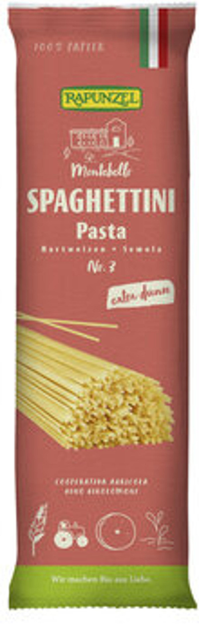 Produktfoto zu Spaghettini Semola, no.3, extra dünn