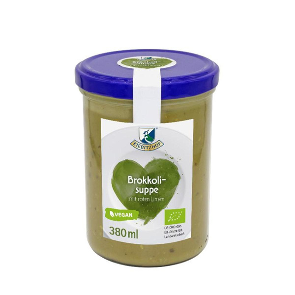 Produktfoto zu Brokkolisuppe mit roter Linse