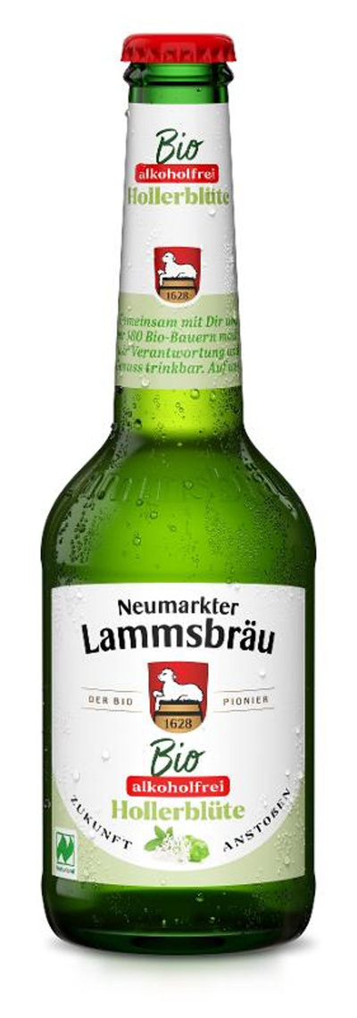 Produktfoto zu Lammsbräu Hollerblüte alkoholfrei 10 x 0,33 l