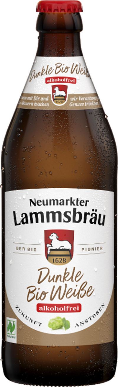 Produktfoto zu Lammsbräu Dunkle Weiße alkoholfrei 10 x 0,5 l
