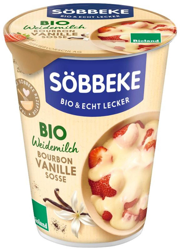 Produktfoto zu Bourbon Vanille Sauce mit Sahne