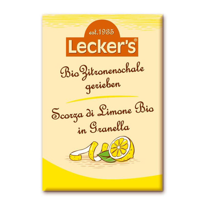 Produktfoto zu Zitronenschale gerieben, LEK