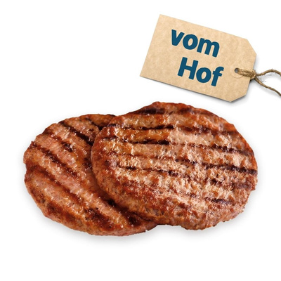 Produktfoto zu Burger Patties, 2 Stk., vom Hof
