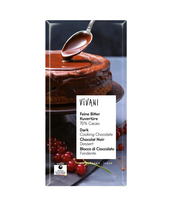 Produktfoto zu Feine Bitter Kuvertüre, 200g