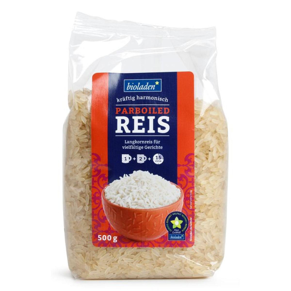 Produktfoto zu Parboiled Reis bioladen 500g