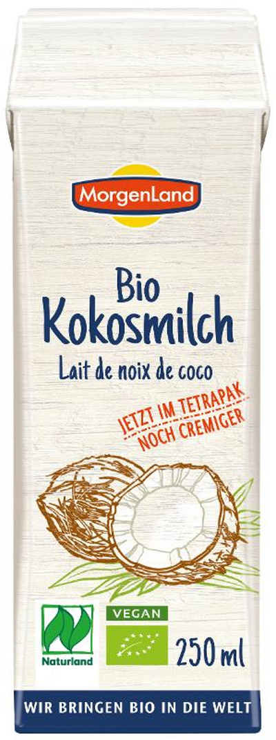 Produktfoto zu Kokosmilch extra Tetrapak, 250 ml