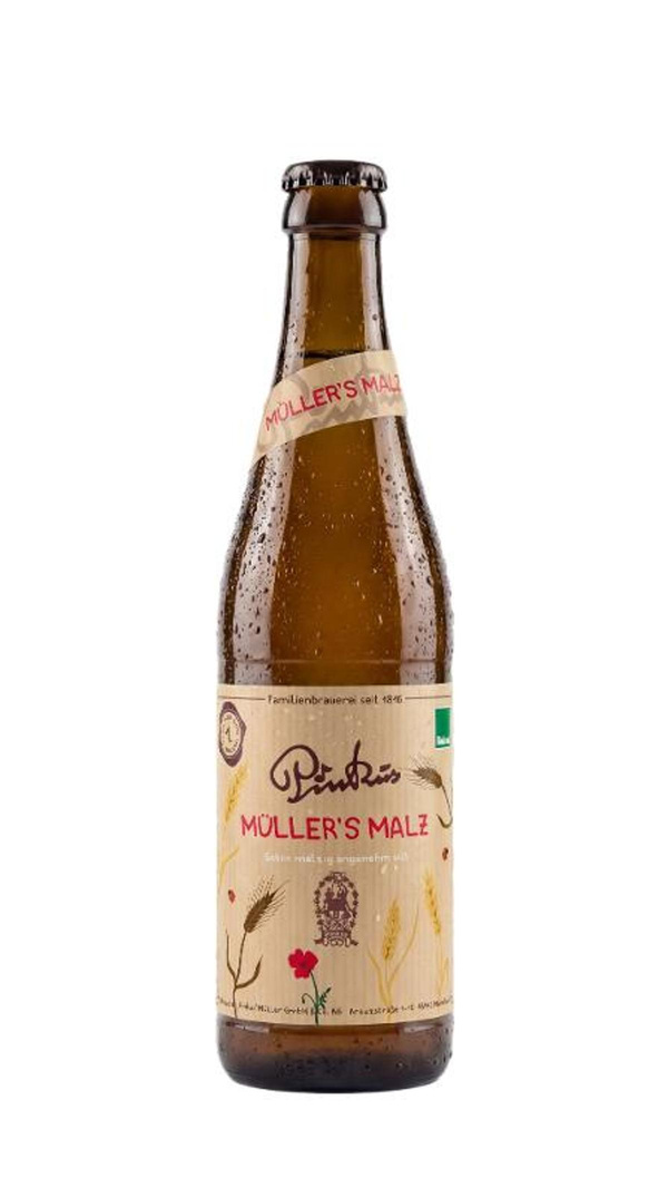 Produktfoto zu Pinkus Malzbier 24x0,33l