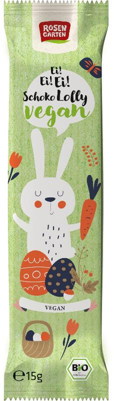 Produktfoto zu Schoko Lolly Hase, vegan