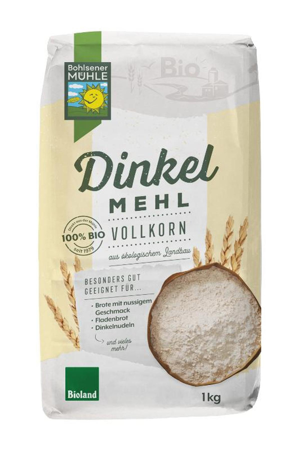 Produktfoto zu Dinkelvollkornmehl BOL