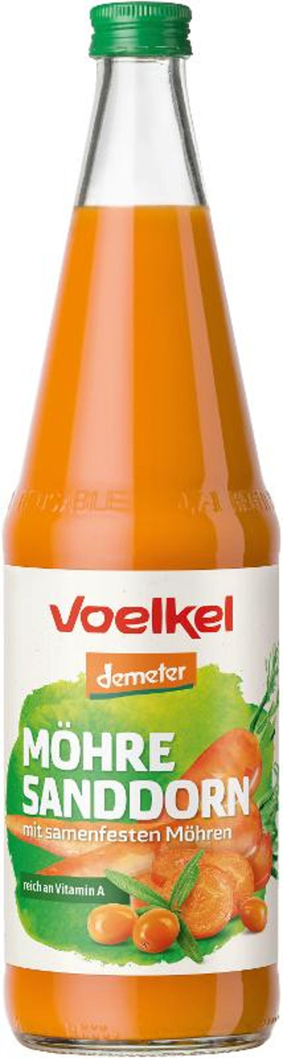 Produktfoto zu Möhren Sanddorn Saft 0,7l