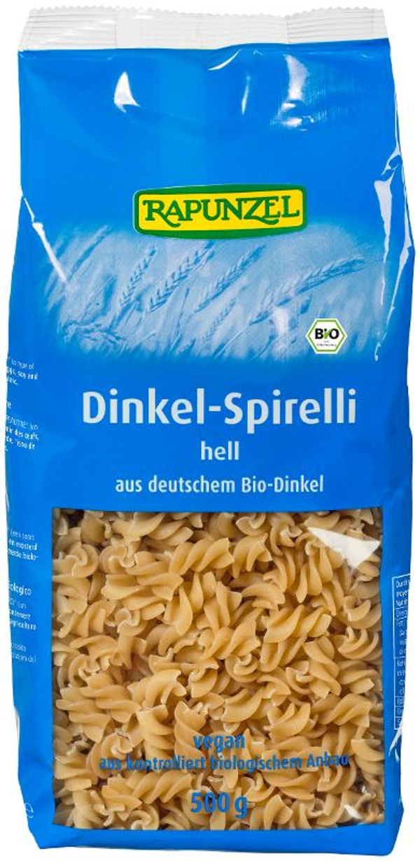 Produktfoto zu Nudeln Dinkel-Spirelli hell, 500g