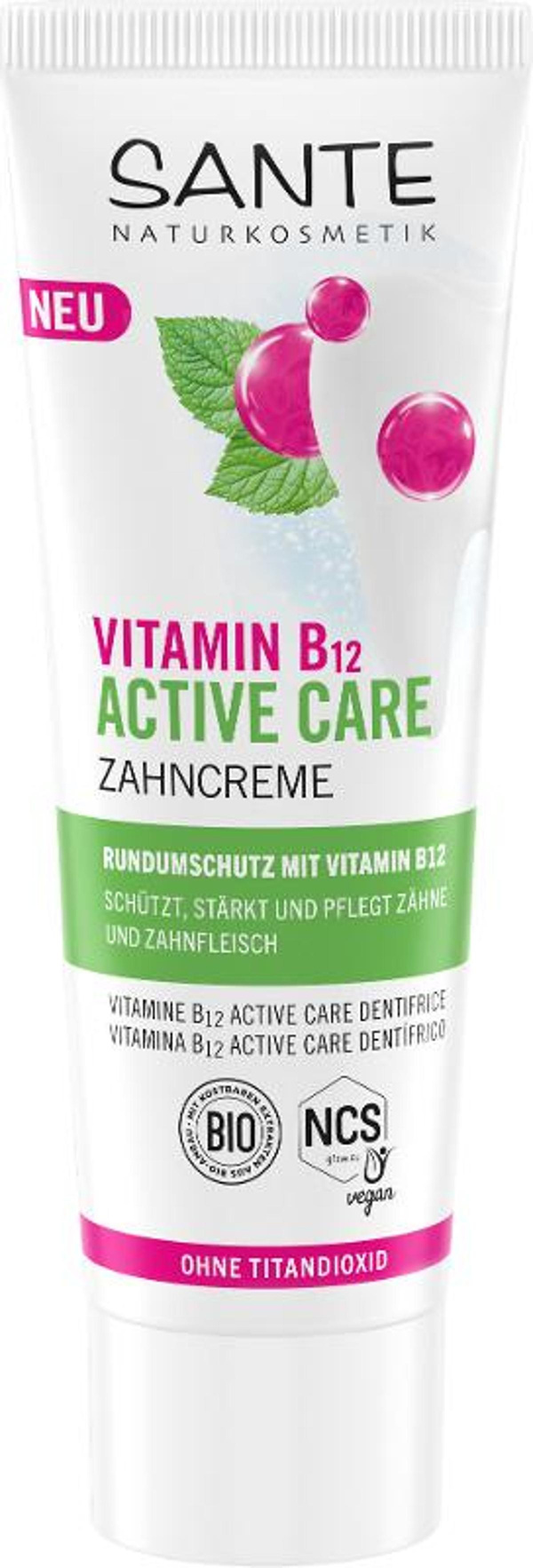 Produktfoto zu Zahncreme Vitamin B12