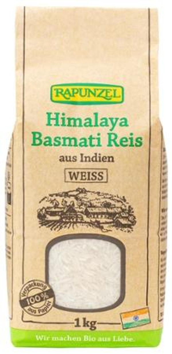 Produktfoto zu Himalaya Basmati Reis weiß 1 kg