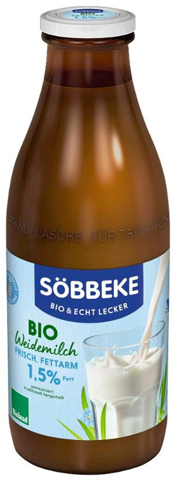 Produktfoto zu Milch 1,5% Flasche fettarm