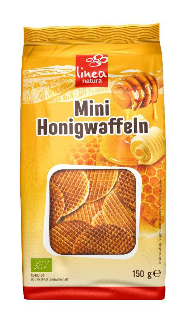 Produktfoto zu Mini Honigwaffeln
