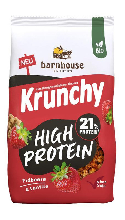 Produktfoto zu Krunchy High Protein Erdbeere