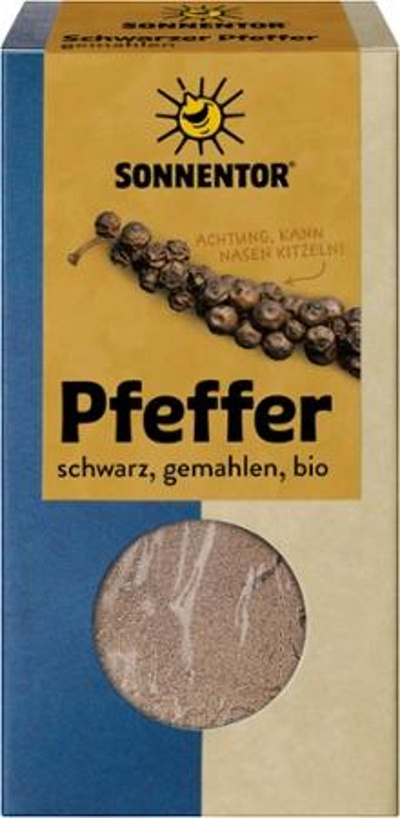 Produktfoto zu Gewürz, Pfeffer schwarz gemahlen