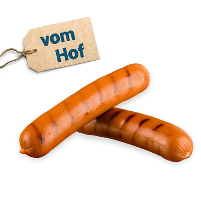 Produktfoto zu Rinderbratwurst Hot Cow, 2 Stk., vom Hof